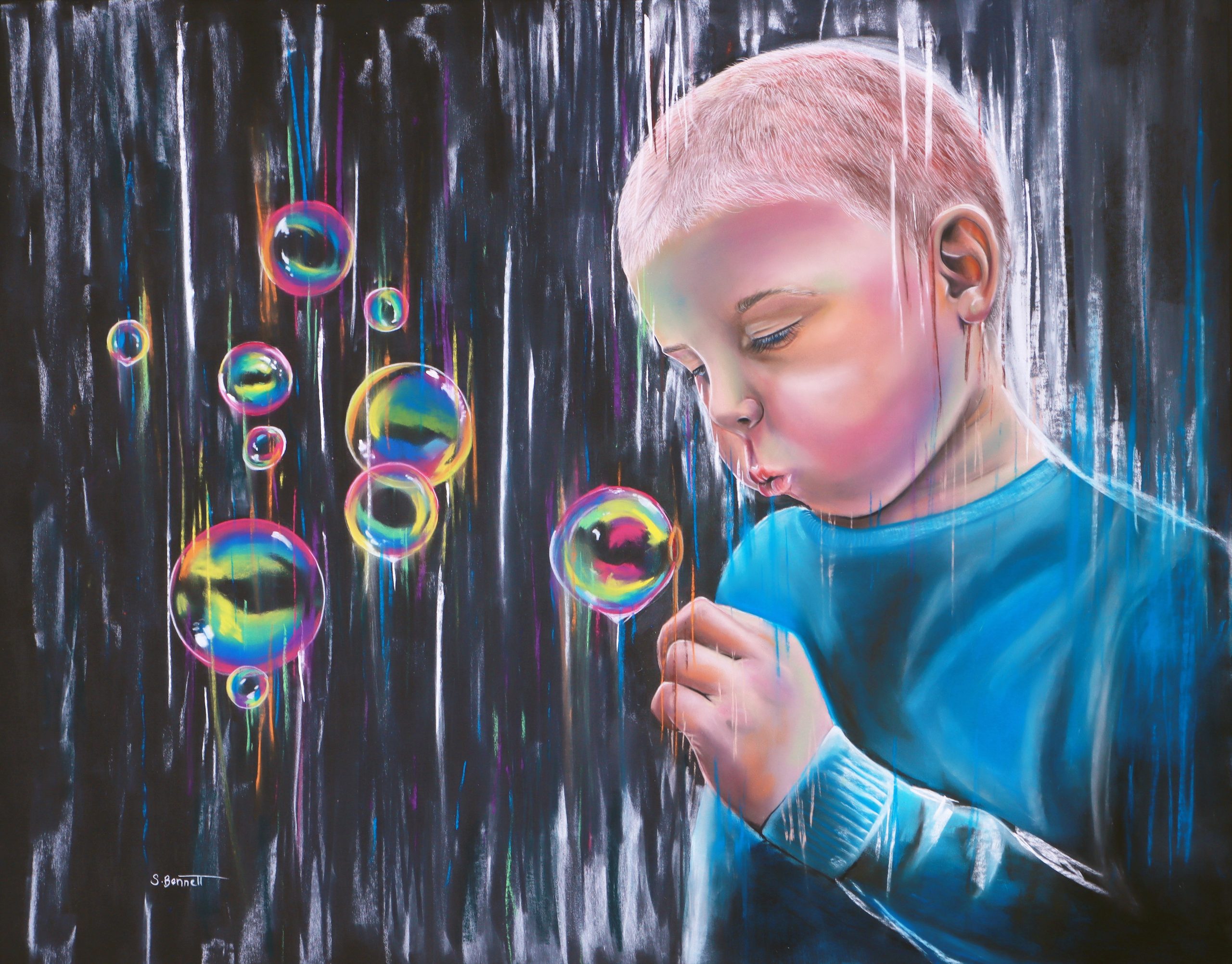 As-simple-as-a-bubble-pastel-artwork