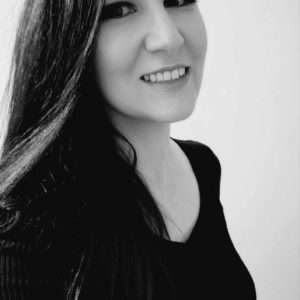 Stacey Bennett headshot black and white